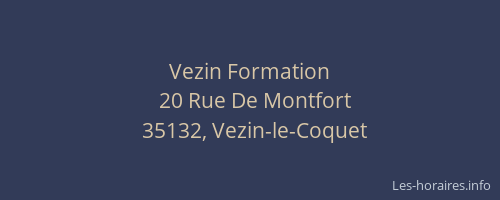 Vezin Formation