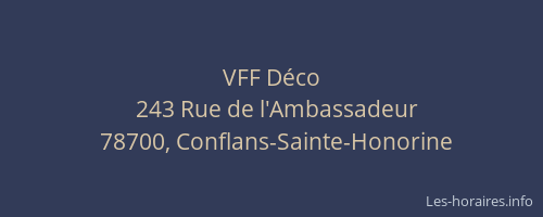 VFF Déco