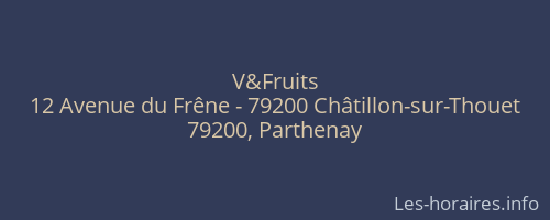 V&Fruits