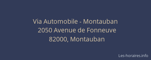 Via Automobile - Montauban