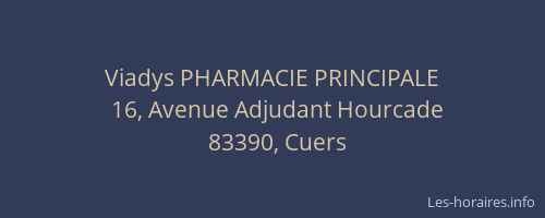 Viadys PHARMACIE PRINCIPALE