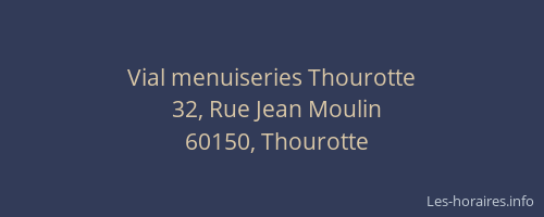 Vial menuiseries Thourotte
