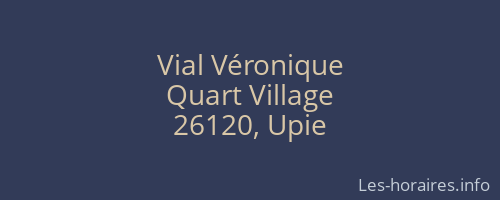 Vial Véronique
