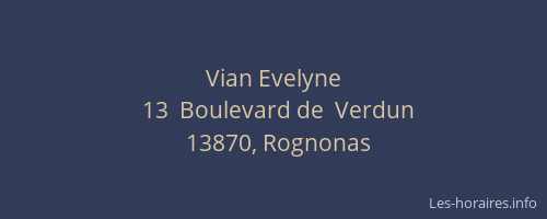 Vian Evelyne