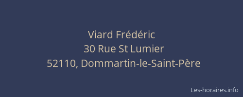 Viard Fr&eacute;d&eacute;ric