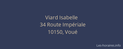 Viard Isabelle