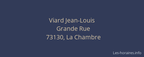 Viard Jean-Louis