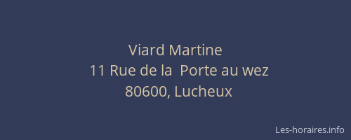 Viard Martine