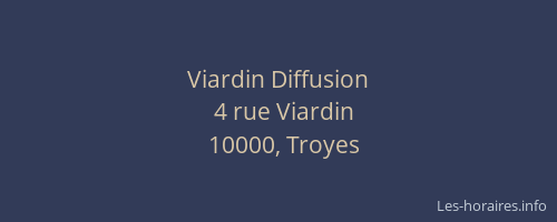 Viardin Diffusion