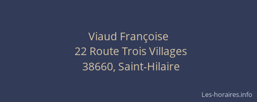 Viaud Fran&ccedil;oise