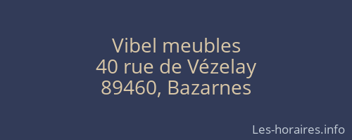 Vibel meubles