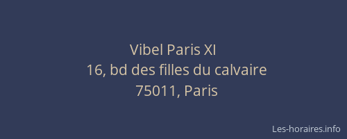 Vibel Paris XI