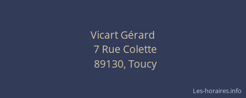 Vicart Gérard