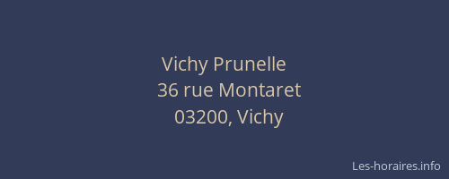 Vichy Prunelle