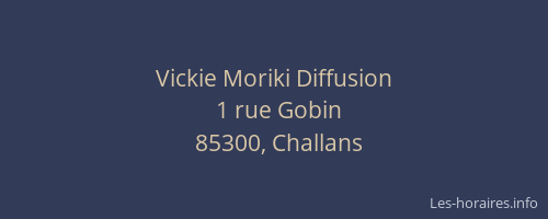Vickie Moriki Diffusion