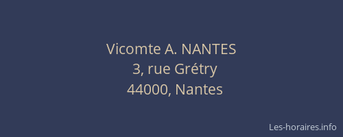 Vicomte A. NANTES