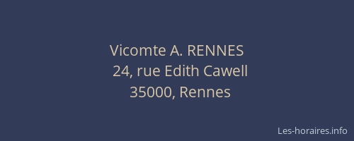 Vicomte A. RENNES