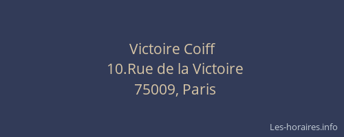 Victoire Coiff