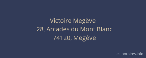 Victoire Meg&egrave;ve