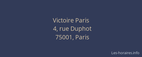 Victoire Paris