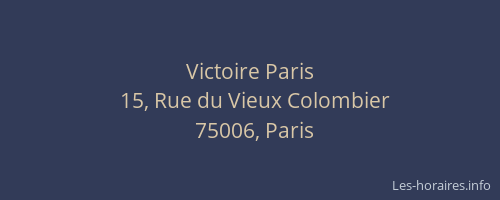 Victoire Paris