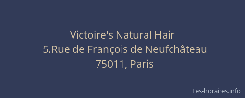 Victoire's Natural Hair