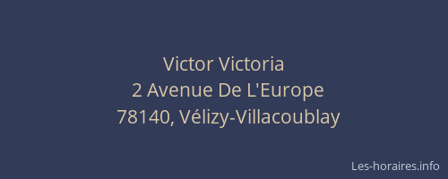 Victor Victoria
