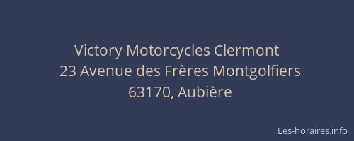 Victory Motorcycles Clermont