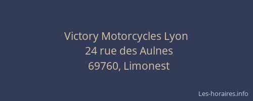 Victory Motorcycles Lyon