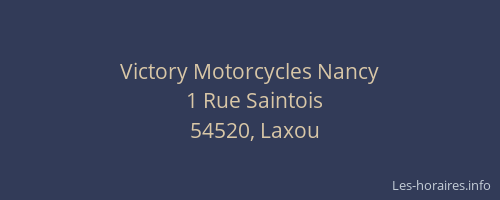 Victory Motorcycles Nancy