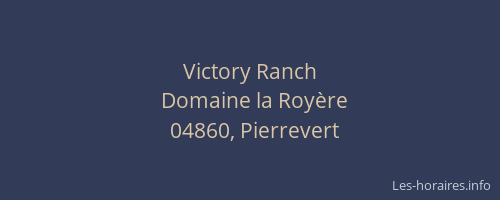 Victory Ranch