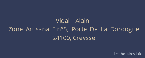 Vidal    Alain