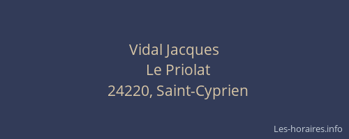 Vidal Jacques