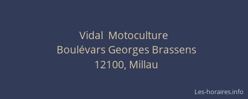 Vidal  Motoculture