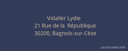 Vidaller Lydie