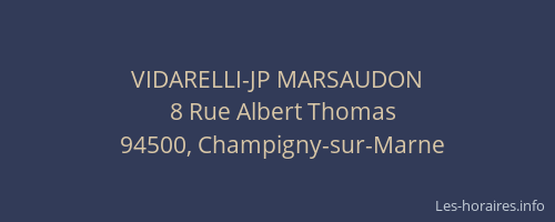 VIDARELLI-JP MARSAUDON