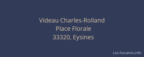 Videau Charles-Rolland