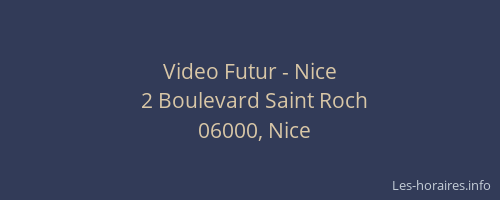 Video Futur - Nice
