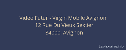 Video Futur - Virgin Mobile Avignon