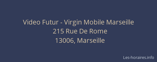 Video Futur - Virgin Mobile Marseille