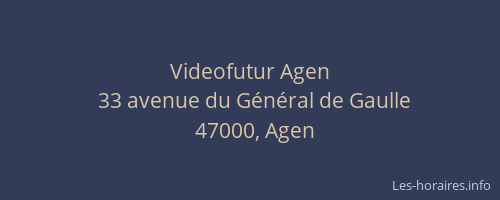 Videofutur Agen