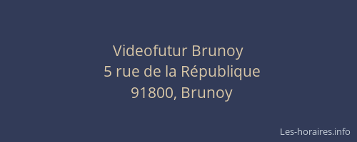 Videofutur Brunoy