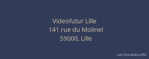 Videofutur Lille