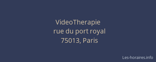 VideoTherapie