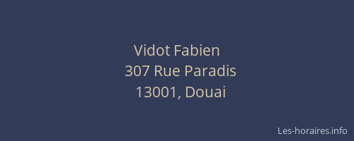 Vidot Fabien
