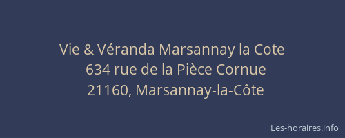 Vie & V&eacute;randa Marsannay la Cote