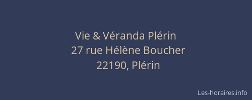 Vie & Véranda Plérin