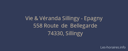 Vie & Véranda Sillingy - Epagny
