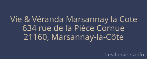 Vie & Véranda Marsannay la Cote