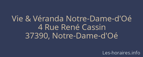 Vie & Véranda Notre-Dame-d'Oé